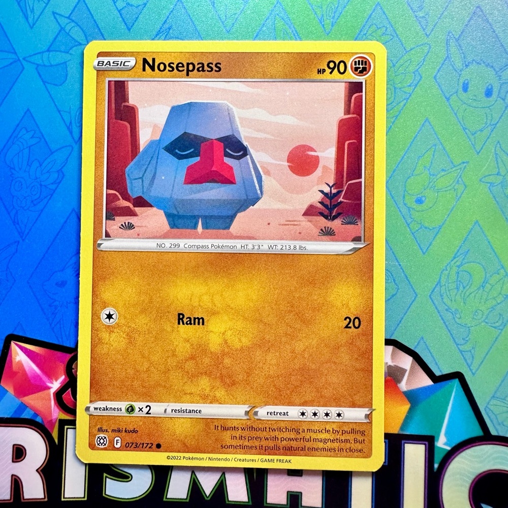 nosepass (073/172) - common — pokémon: brilliant stars